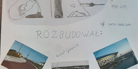 Powiększ grafikę: Plakat o Pawle Adamowiczu. 