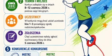Konkurs "Mistrz Sportu" dla uczniów klas 1-3