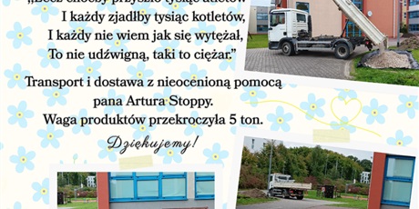 Skalniak - dostawa materiału.
