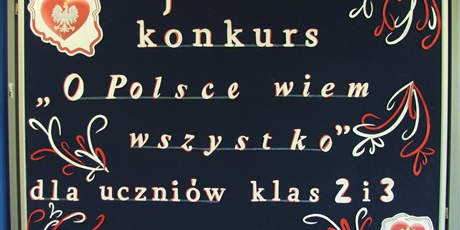 Wyniki  Wojewódzkiego konkursu wiedzy „O Polsce wiem wszystko” dla uczniów klas 2 i 3 szkół podstawowych