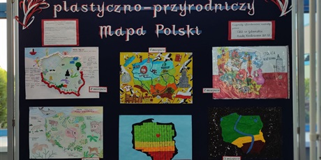 Powiększ grafikę:  Tablica z wynikami w konkursie "Mapa Polski